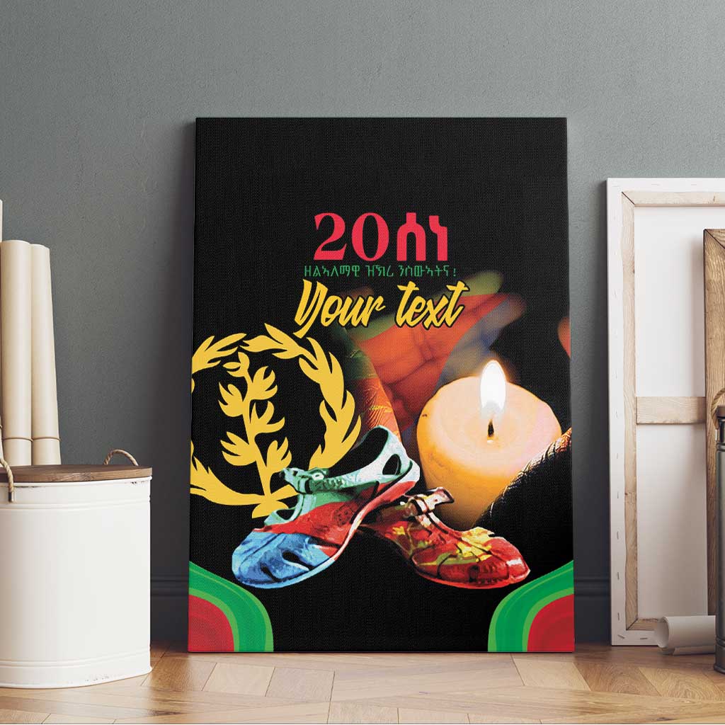 Personalized Eritrea Maelti Siwuat Canvas Wall Art Shida Shoes Glory To Our Martyrs Eritrea LT9 - Wonder Print Shop