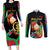 Personalized Eritrea Maelti Siwuat Couples Matching Long Sleeve Bodycon Dress and Long Sleeve Button Shirt Shida Shoes Glory To Our Martyrs Eritrea LT9 - Wonder Print Shop