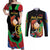Personalized Eritrea Maelti Siwuat Couples Matching Off Shoulder Maxi Dress and Long Sleeve Button Shirt Shida Shoes Glory To Our Martyrs Eritrea LT9 - Wonder Print Shop