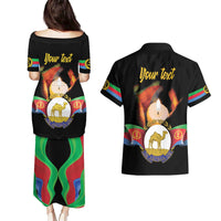 Personalized Eritrea Maelti Siwuat Couples Matching Puletasi and Hawaiian Shirt Shida Shoes Glory To Our Martyrs Eritrea LT9 - Wonder Print Shop