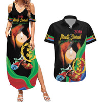Personalized Eritrea Maelti Siwuat Couples Matching Summer Maxi Dress and Hawaiian Shirt Shida Shoes Glory To Our Martyrs Eritrea LT9 - Wonder Print Shop