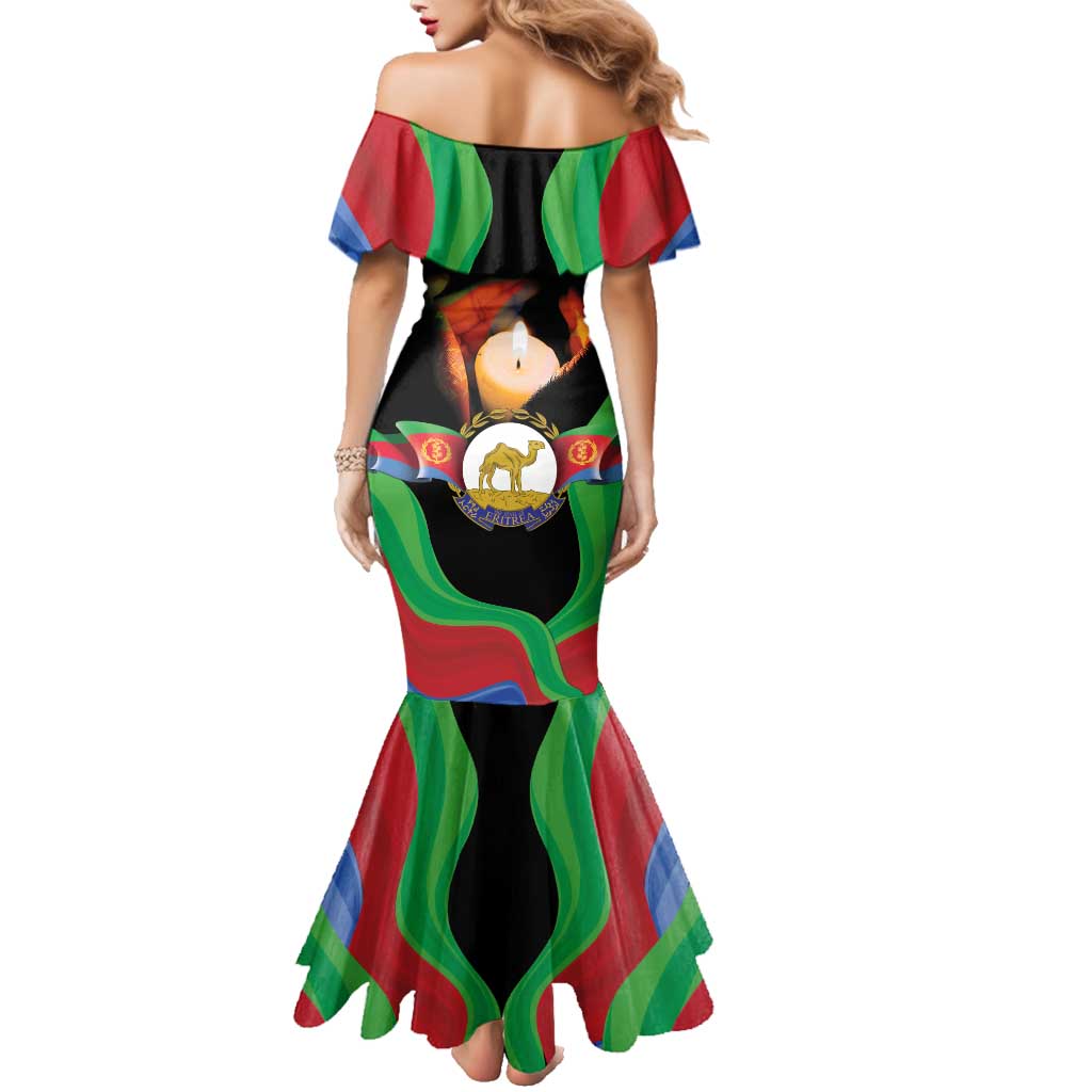 Personalized Eritrea Maelti Siwuat Family Matching Mermaid Dress and Hawaiian Shirt Shida Shoes Glory To Our Martyrs Eritrea LT9 - Wonder Print Shop