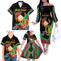 Personalized Eritrea Maelti Siwuat Family Matching Off The Shoulder Long Sleeve Dress and Hawaiian Shirt Shida Shoes Glory To Our Martyrs Eritrea - Wonder Print Shop