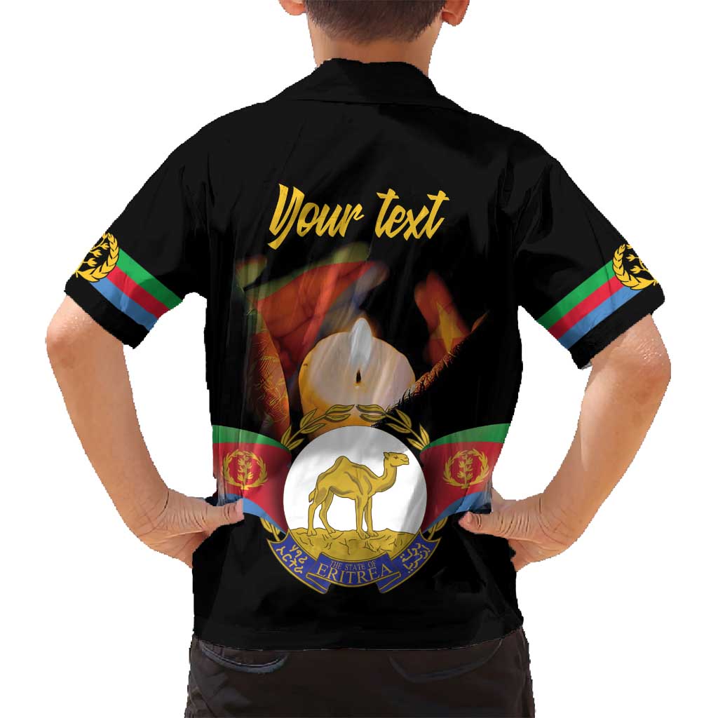 Personalized Eritrea Maelti Siwuat Family Matching Off Shoulder Maxi Dress and Hawaiian Shirt Shida Shoes Glory To Our Martyrs Eritrea LT9 - Wonder Print Shop