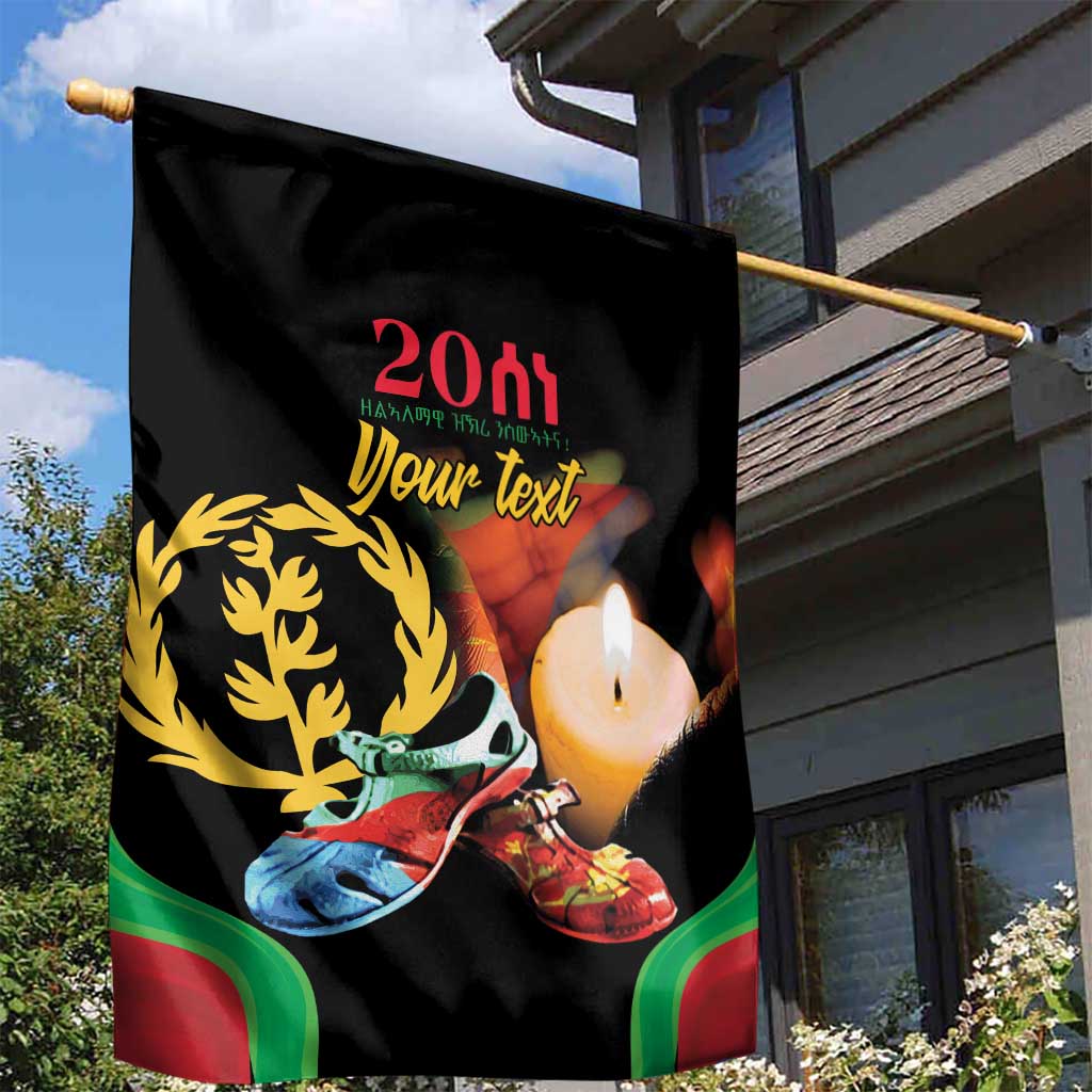 Personalized Eritrea Maelti Siwuat Garden Flag Shida Shoes Glory To Our Martyrs Eritrea - Wonder Print Shop