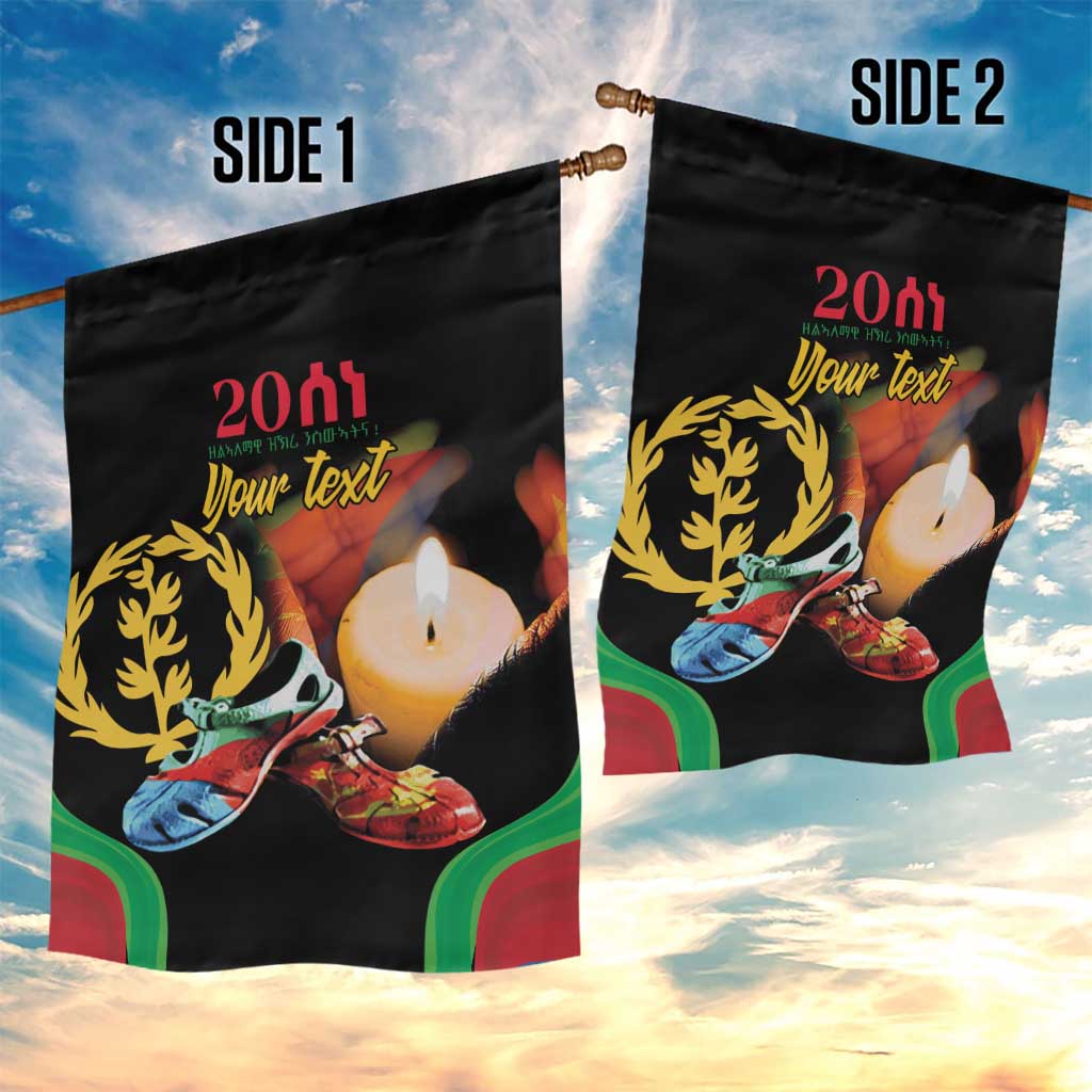 Personalized Eritrea Maelti Siwuat Garden Flag Shida Shoes Glory To Our Martyrs Eritrea - Wonder Print Shop