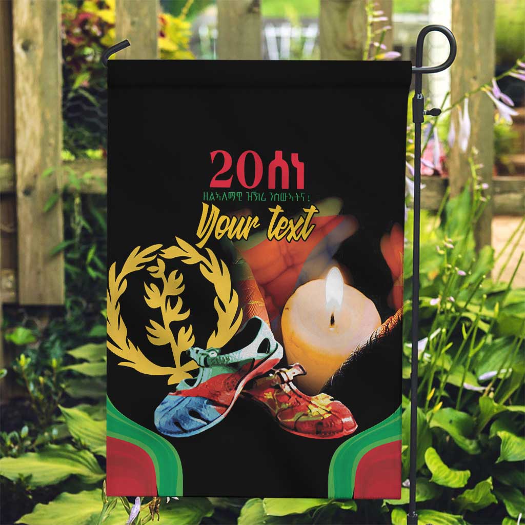Personalized Eritrea Maelti Siwuat Garden Flag Shida Shoes Glory To Our Martyrs Eritrea - Wonder Print Shop