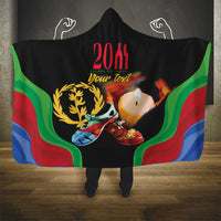 Personalized Eritrea Maelti Siwuat Hooded Blanket Shida Shoes Glory To Our Martyrs Eritrea