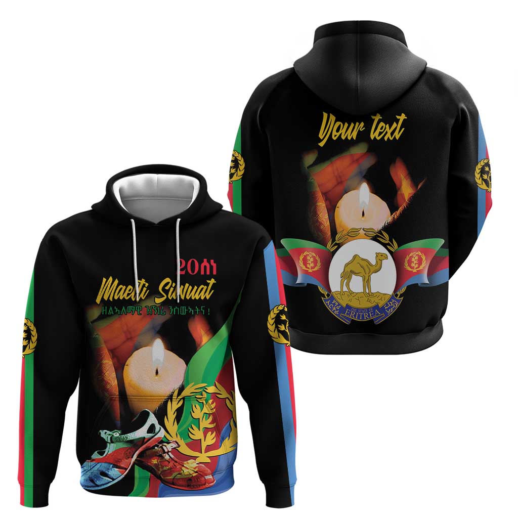 Personalized Eritrea Maelti Siwuat Hoodie Shida Shoes Glory To Our Martyrs Eritrea - Wonder Print Shop