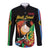 Personalized Eritrea Maelti Siwuat Long Sleeve Button Shirt Shida Shoes Glory To Our Martyrs Eritrea - Wonder Print Shop