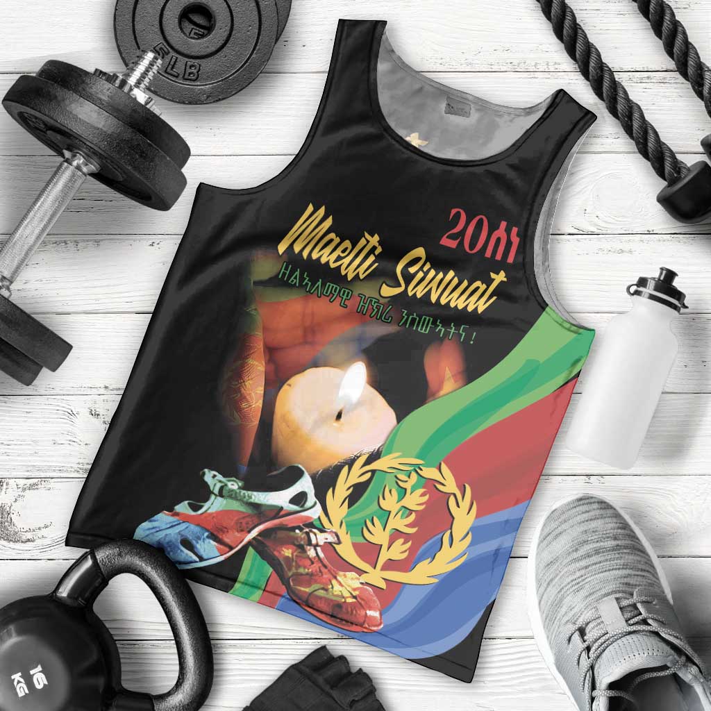Personalized Eritrea Maelti Siwuat Men Tank Top Shida Shoes Glory To Our Martyrs Eritrea - Wonder Print Shop