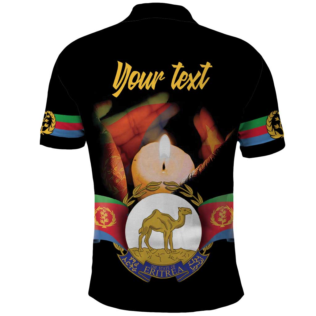 Personalized Eritrea Maelti Siwuat Polo Shirt Shida Shoes Glory To Our Martyrs Eritrea - Wonder Print Shop