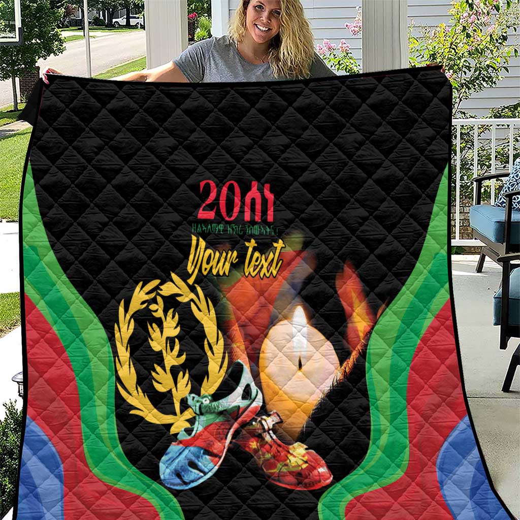 Personalized Eritrea Maelti Siwuat Quilt Shida Shoes Glory To Our Martyrs Eritrea - Wonder Print Shop