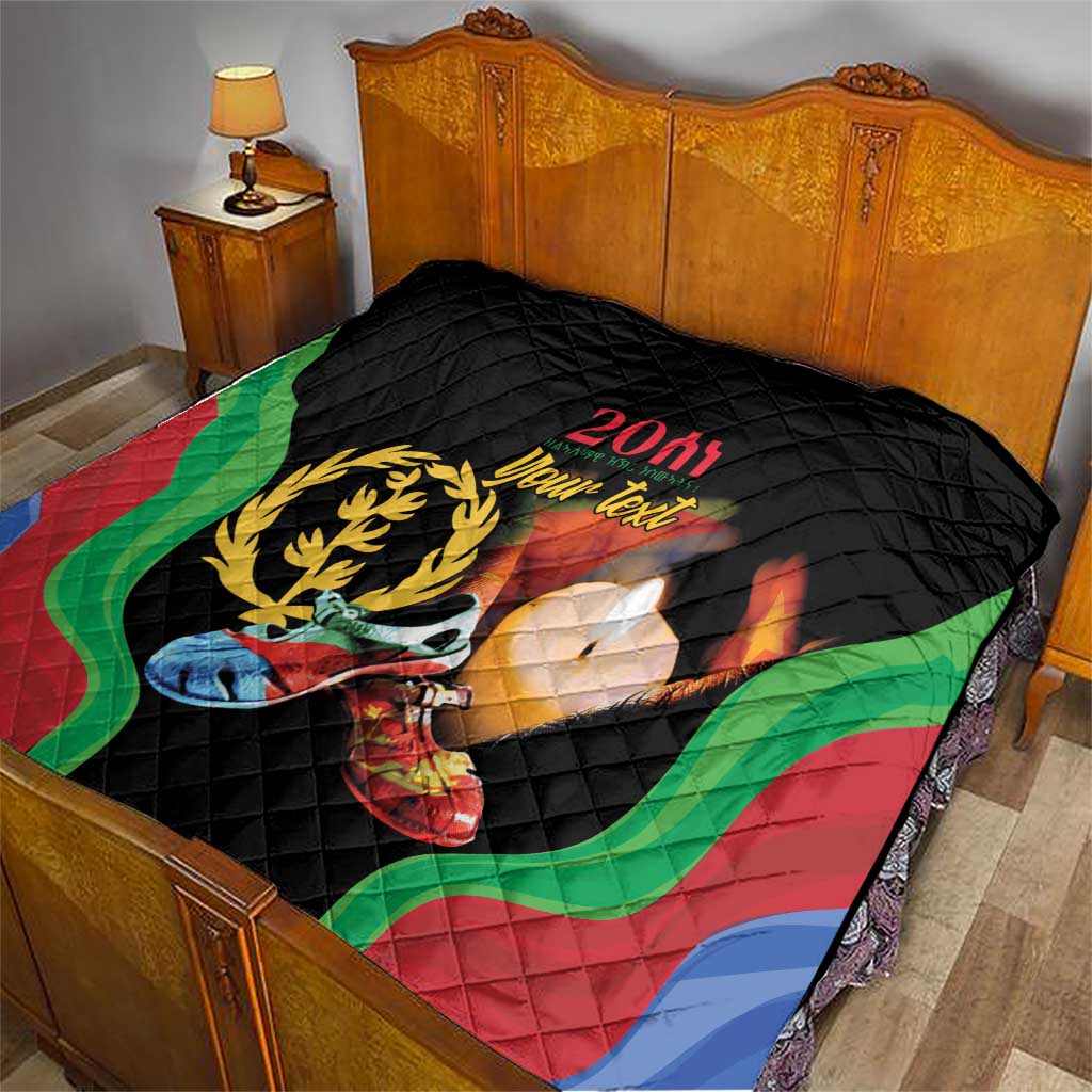 Personalized Eritrea Maelti Siwuat Quilt Shida Shoes Glory To Our Martyrs Eritrea - Wonder Print Shop