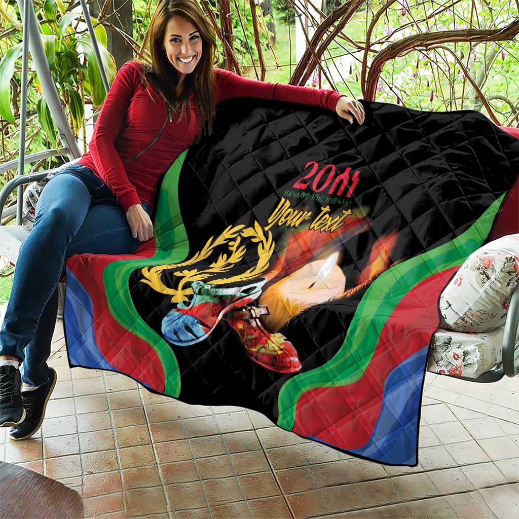 Personalized Eritrea Maelti Siwuat Quilt Shida Shoes Glory To Our Martyrs Eritrea - Wonder Print Shop