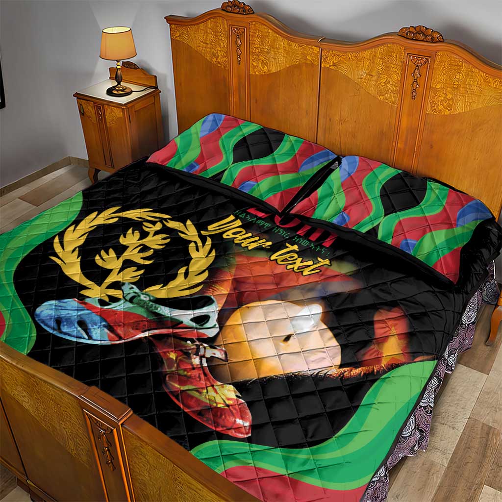Personalized Eritrea Maelti Siwuat Quilt Bed Set Shida Shoes Glory To Our Martyrs Eritrea - Wonder Print Shop