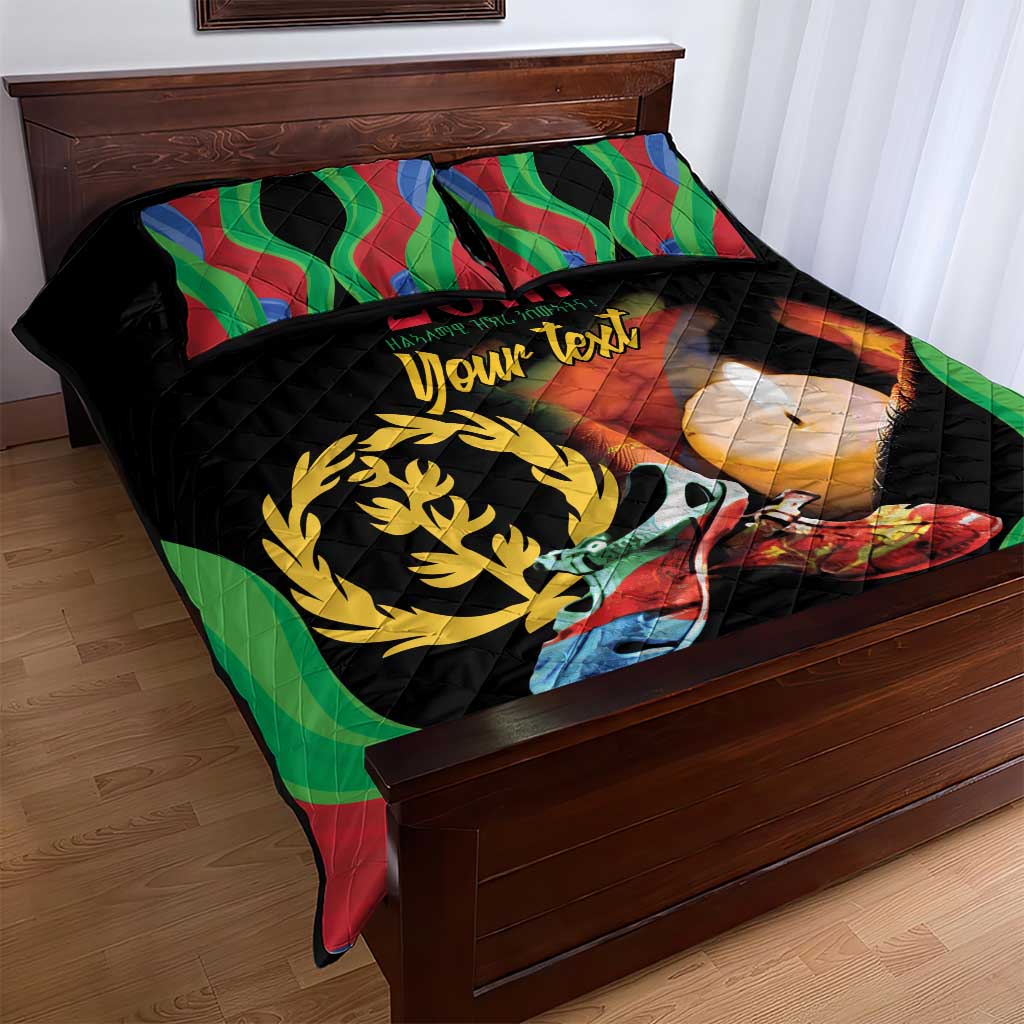 Personalized Eritrea Maelti Siwuat Quilt Bed Set Shida Shoes Glory To Our Martyrs Eritrea - Wonder Print Shop