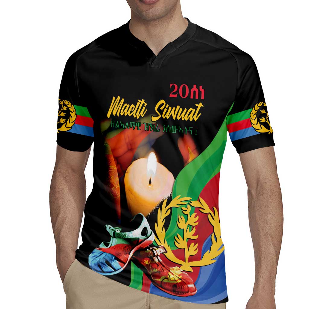 Personalized Eritrea Maelti Siwuat Rugby Jersey Shida Shoes Glory To Our Martyrs Eritrea - Wonder Print Shop