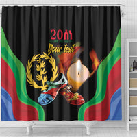 Personalized Eritrea Maelti Siwuat Shower Curtain Shida Shoes Glory To Our Martyrs Eritrea