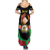 Personalized Eritrea Maelti Siwuat Summer Maxi Dress Shida Shoes Glory To Our Martyrs Eritrea - Wonder Print Shop