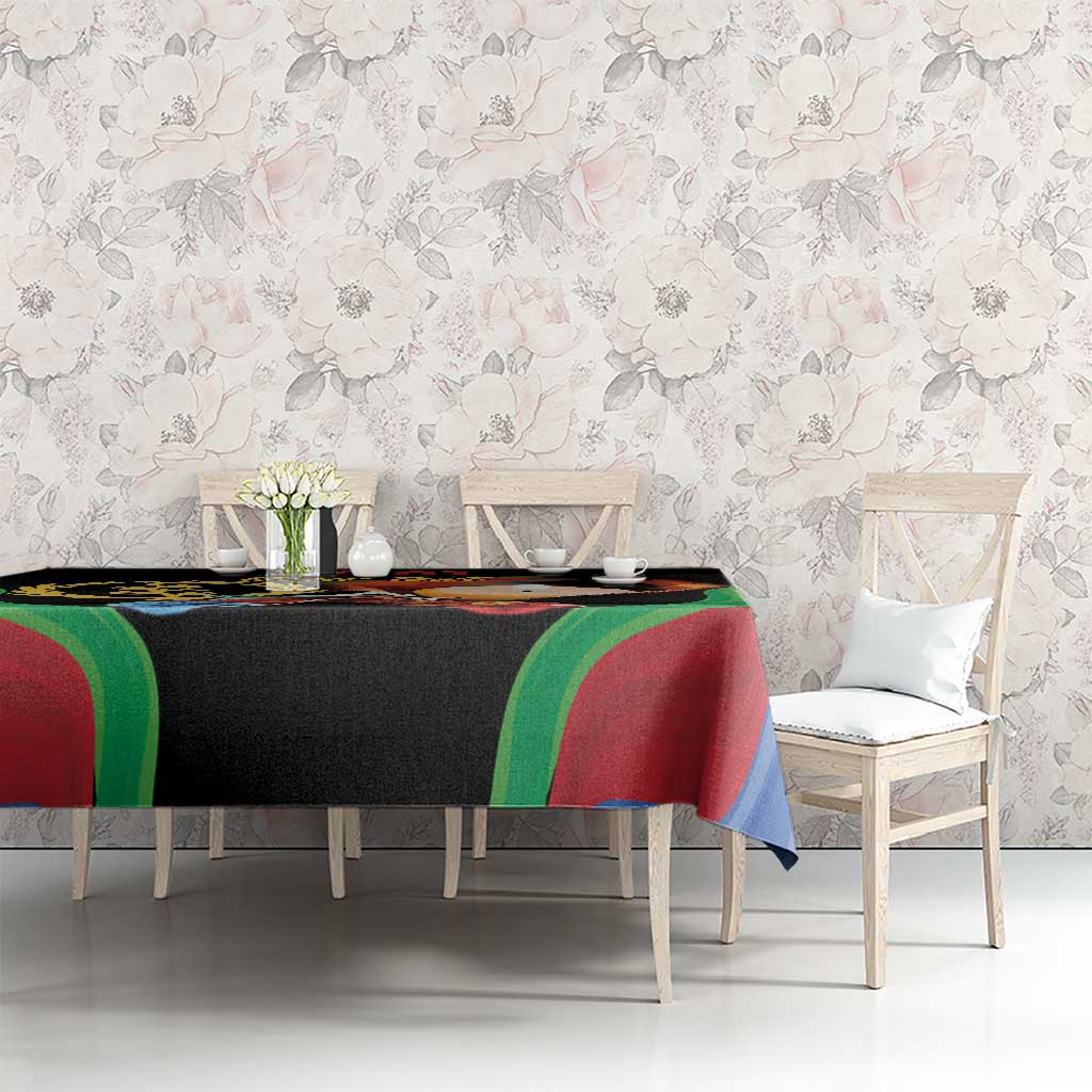 Personalized Eritrea Maelti Siwuat Tablecloth Shida Shoes Glory To Our Martyrs Eritrea - Wonder Print Shop