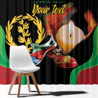 Personalized Eritrea Maelti Siwuat Window Curtain Shida Shoes Glory To Our Martyrs Eritrea - Wonder Print Shop