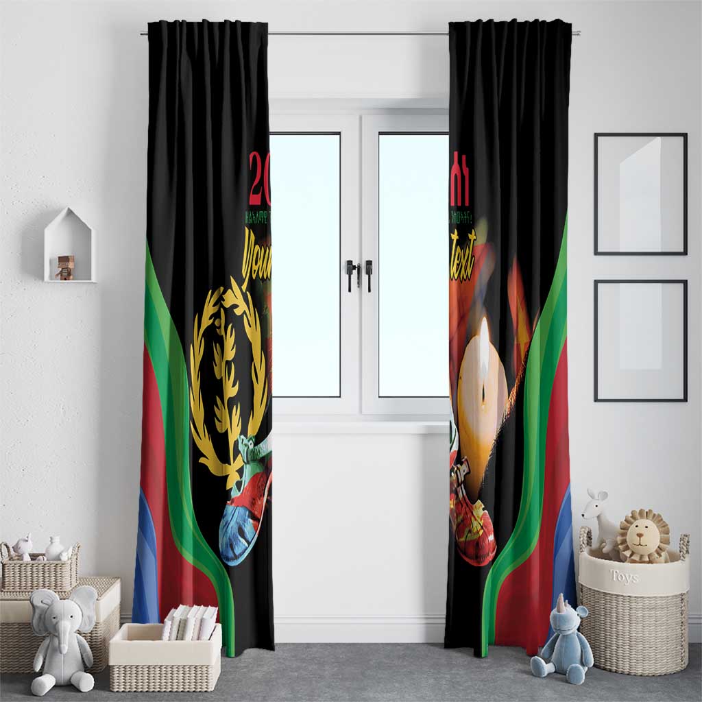 Personalized Eritrea Maelti Siwuat Window Curtain Shida Shoes Glory To Our Martyrs Eritrea - Wonder Print Shop