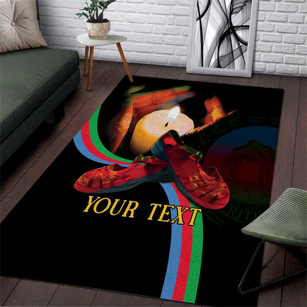 Personalized Eritrea Maelti Siwuat Area Rug Candle Vigil Glory To Our Martyrs Eritrea LT9 - Wonder Print Shop