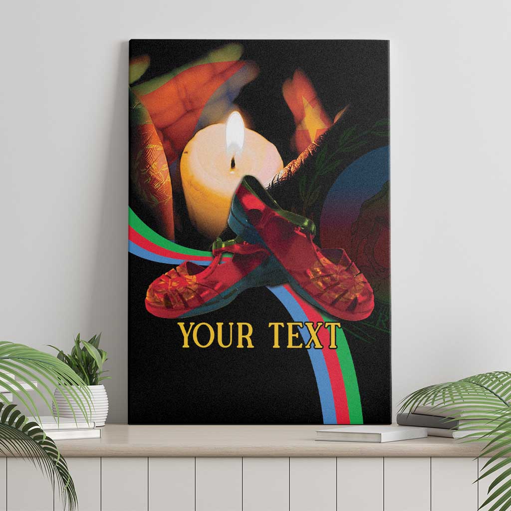 Personalized Eritrea Maelti Siwuat Canvas Wall Art Candle Vigil Glory To Our Martyrs Eritrea LT9 - Wonder Print Shop