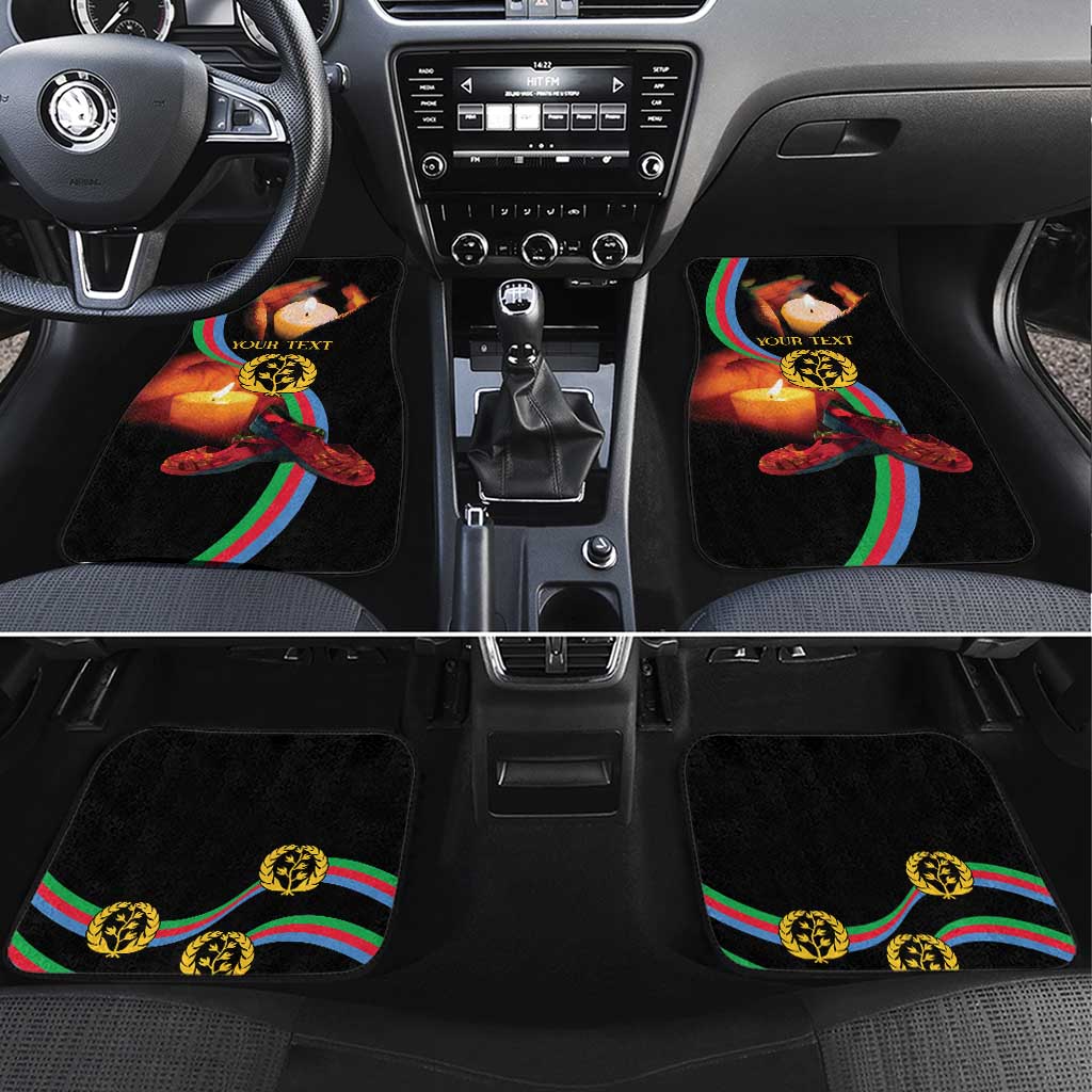 Personalized Eritrea Maelti Siwuat Car Mats Candle Vigil Glory To Our Martyrs Eritrea LT9 - Wonder Print Shop
