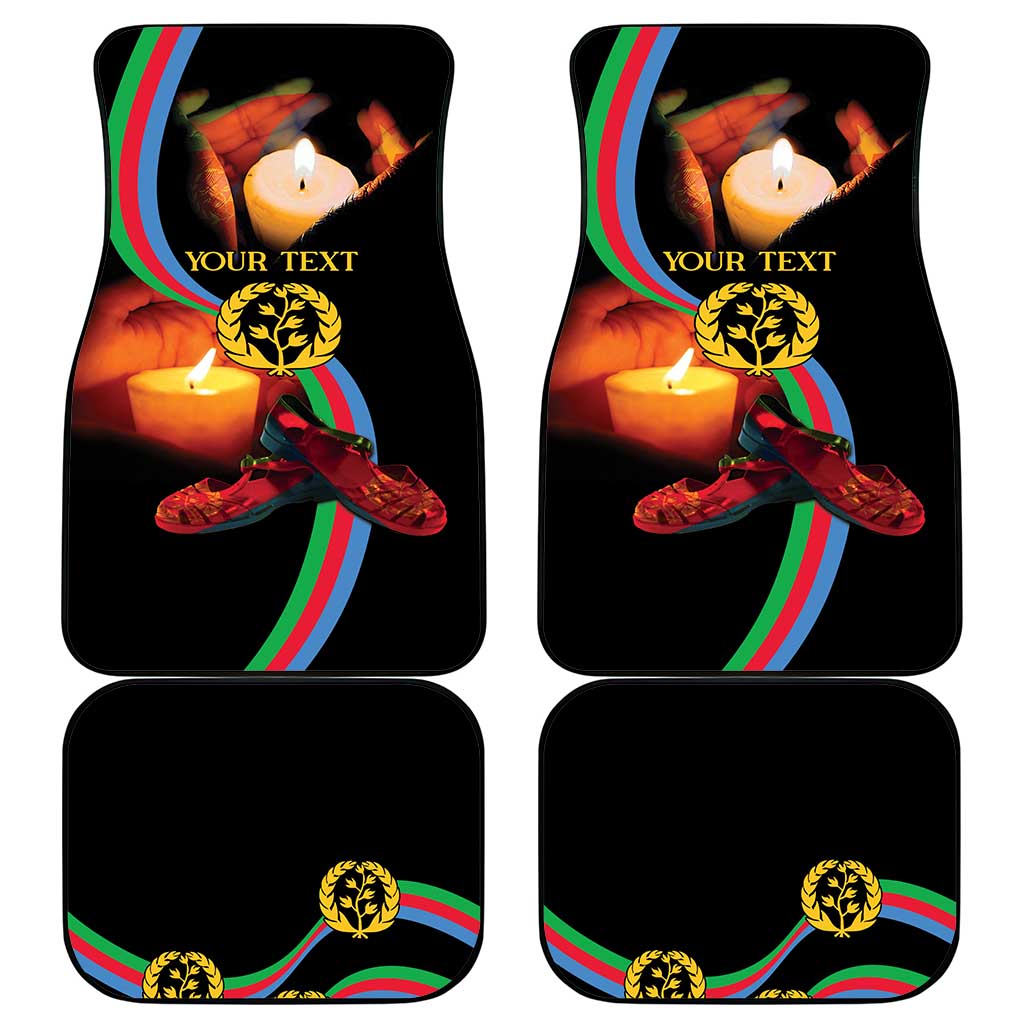 Personalized Eritrea Maelti Siwuat Car Mats Candle Vigil Glory To Our Martyrs Eritrea LT9 - Wonder Print Shop