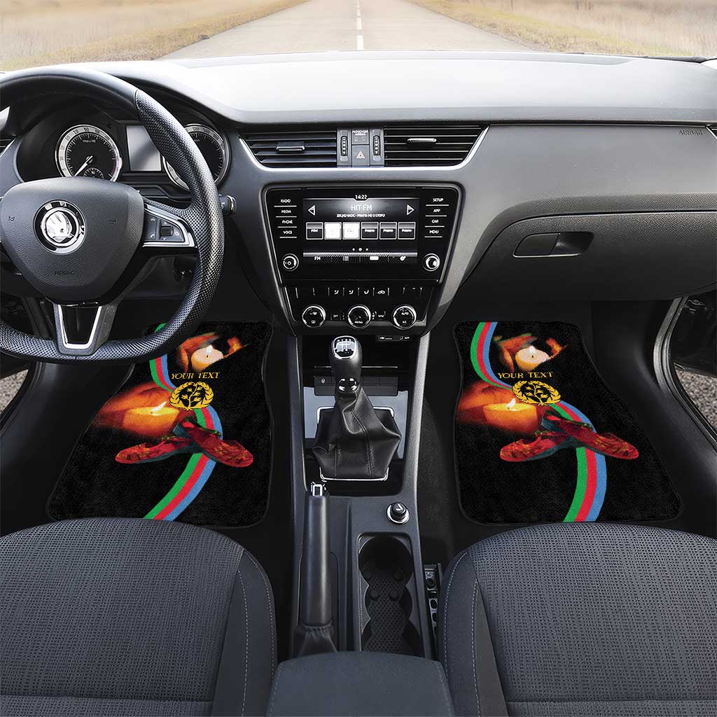 Personalized Eritrea Maelti Siwuat Car Mats Candle Vigil Glory To Our Martyrs Eritrea LT9 - Wonder Print Shop