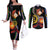 Personalized Eritrea Maelti Siwuat Couples Matching Off The Shoulder Long Sleeve Dress and Long Sleeve Button Shirt Candle Vigil Glory To Our Martyrs Eritrea