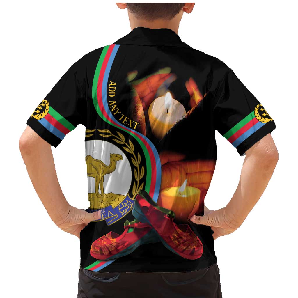 Personalized Eritrea Maelti Siwuat Family Matching Mermaid Dress and Hawaiian Shirt Candle Vigil Glory To Our Martyrs Eritrea LT9 - Wonder Print Shop