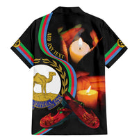 Personalized Eritrea Maelti Siwuat Family Matching Mermaid Dress and Hawaiian Shirt Candle Vigil Glory To Our Martyrs Eritrea LT9 - Wonder Print Shop