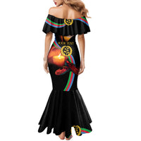 Personalized Eritrea Maelti Siwuat Family Matching Mermaid Dress and Hawaiian Shirt Candle Vigil Glory To Our Martyrs Eritrea LT9 - Wonder Print Shop