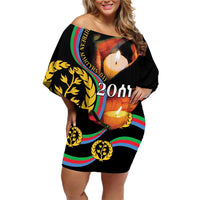 Personalized Eritrea Maelti Siwuat Family Matching Off Shoulder Short Dress and Hawaiian Shirt Candle Vigil Glory To Our Martyrs Eritrea LT9 - Wonder Print Shop