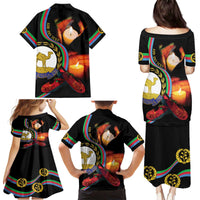 Personalized Eritrea Maelti Siwuat Family Matching Puletasi and Hawaiian Shirt Candle Vigil Glory To Our Martyrs Eritrea - Wonder Print Shop