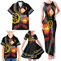 Personalized Eritrea Maelti Siwuat Family Matching Tank Maxi Dress and Hawaiian Shirt Candle Vigil Glory To Our Martyrs Eritrea - Wonder Print Shop