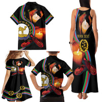 Personalized Eritrea Maelti Siwuat Family Matching Tank Maxi Dress and Hawaiian Shirt Candle Vigil Glory To Our Martyrs Eritrea - Wonder Print Shop