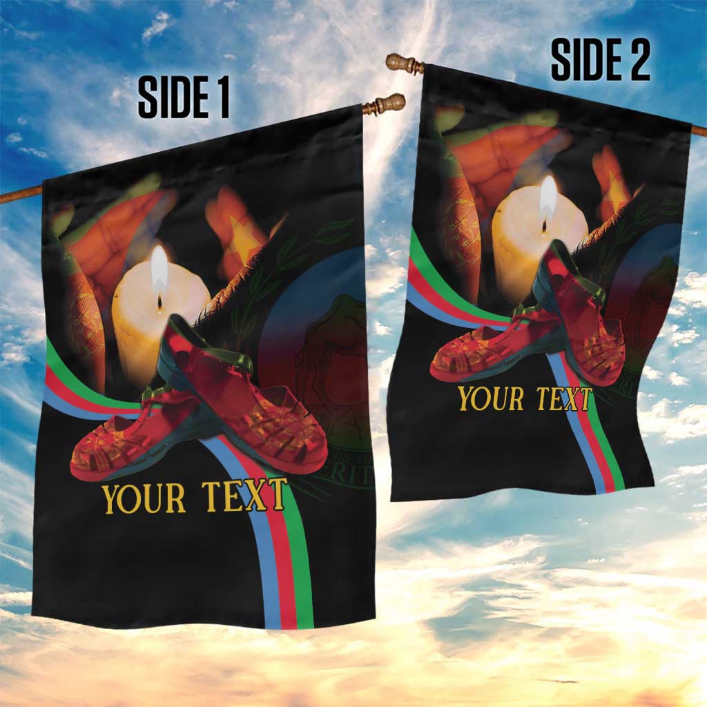 Personalized Eritrea Maelti Siwuat Garden Flag Candle Vigil Glory To Our Martyrs Eritrea - Wonder Print Shop