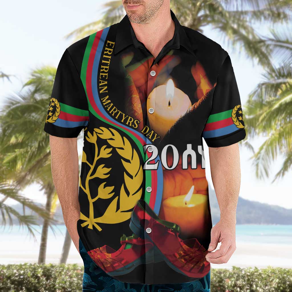 Personalized Eritrea Maelti Siwuat Hawaiian Shirt Candle Vigil Glory To Our Martyrs Eritrea - Wonder Print Shop