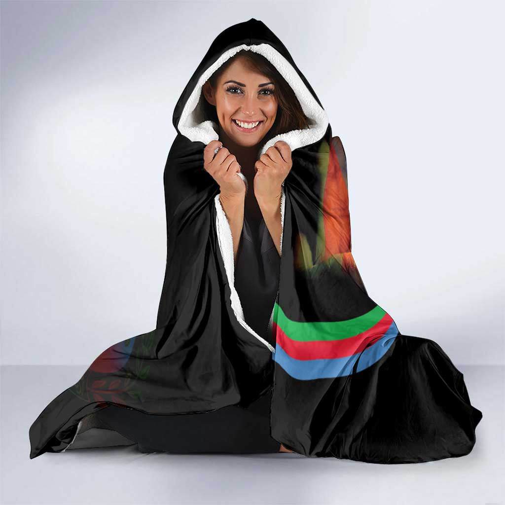 Personalized Eritrea Maelti Siwuat Hooded Blanket Candle Vigil Glory To Our Martyrs Eritrea