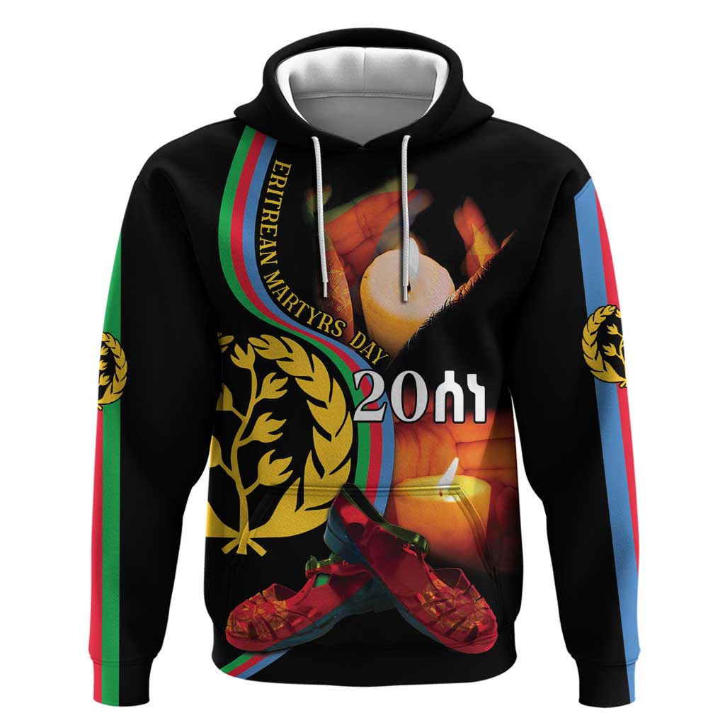 Personalized Eritrea Maelti Siwuat Hoodie Candle Vigil Glory To Our Martyrs Eritrea - Wonder Print Shop