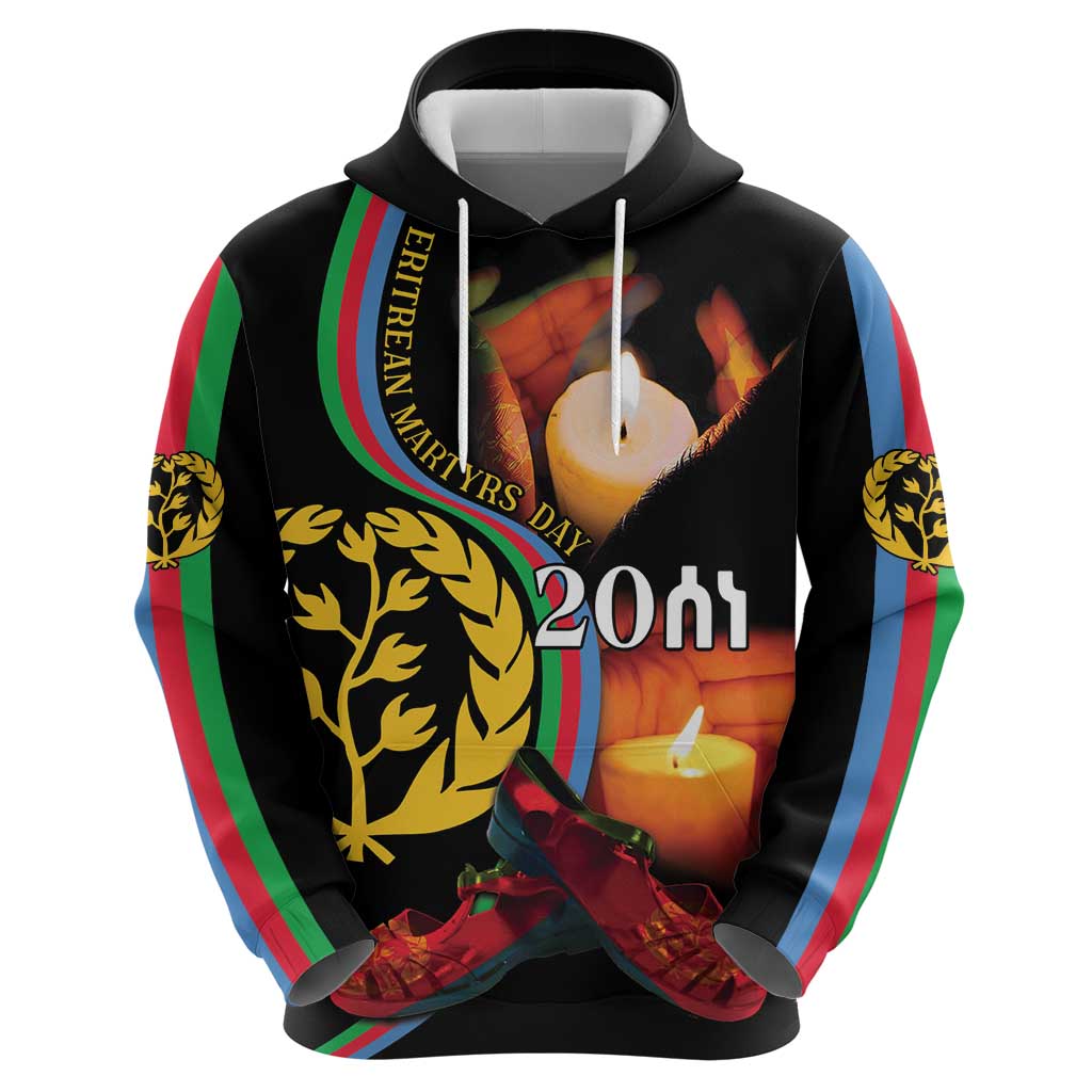 Personalized Eritrea Maelti Siwuat Hoodie Candle Vigil Glory To Our Martyrs Eritrea - Wonder Print Shop