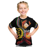 Personalized Eritrea Maelti Siwuat Kid T Shirt Candle Vigil Glory To Our Martyrs Eritrea - Wonder Print Shop