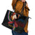 Personalized Eritrea Maelti Siwuat Leather Tote Bag Candle Vigil Glory To Our Martyrs Eritrea - Wonder Print Shop