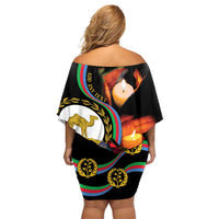 Personalized Eritrea Maelti Siwuat Off Shoulder Short Dress Candle Vigil Glory To Our Martyrs Eritrea - Wonder Print Shop