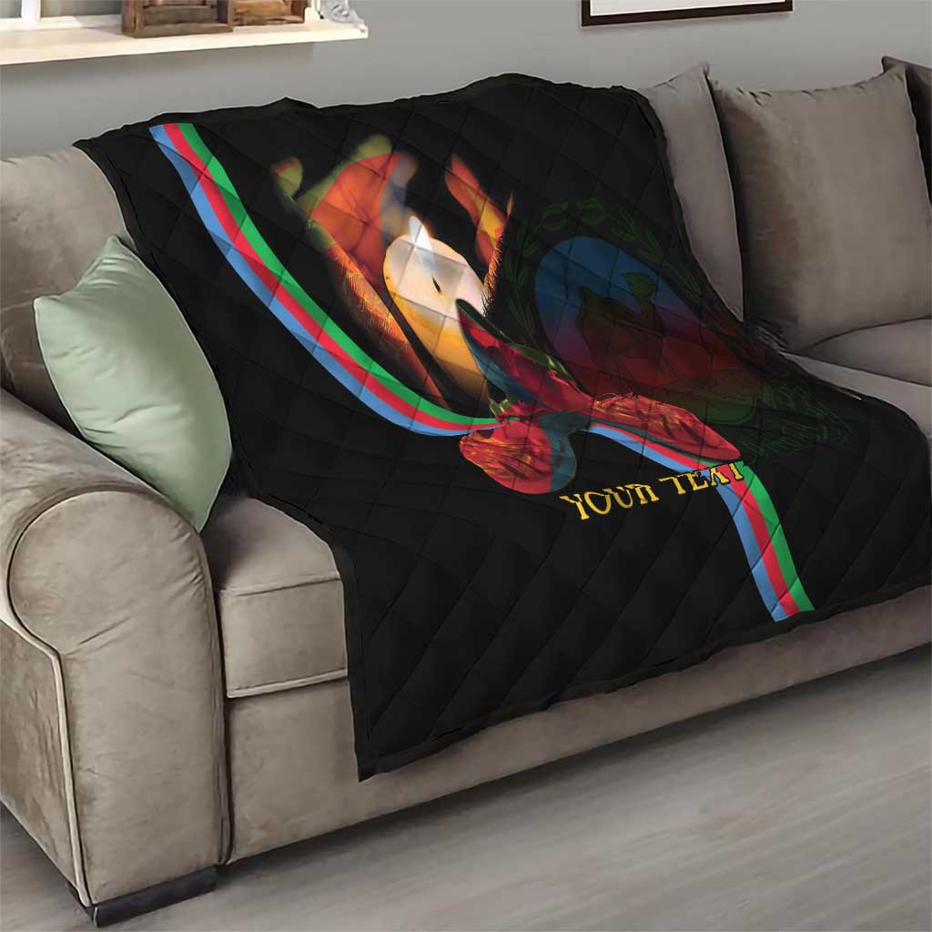 Personalized Eritrea Maelti Siwuat Quilt Candle Vigil Glory To Our Martyrs Eritrea - Wonder Print Shop