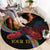 Personalized Eritrea Maelti Siwuat Round Carpet Candle Vigil Glory To Our Martyrs Eritrea